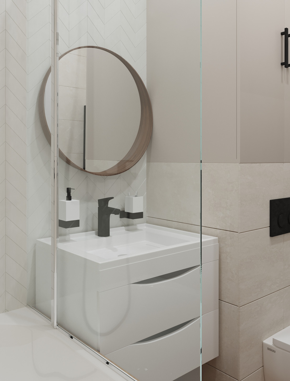 Проект однокомнатной квартиры «Яркий СКАНДИ» для прекрасной молодой особы