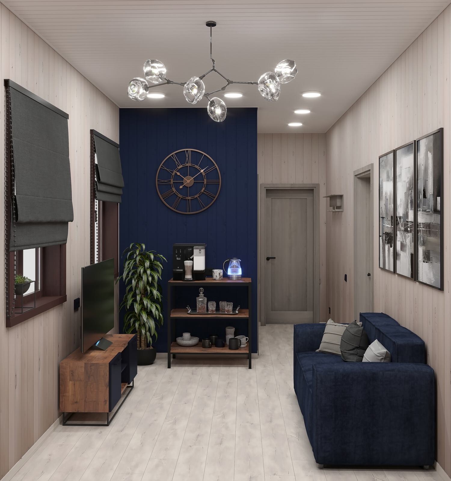 Рабочий кабинет в частном доме в с. Патроны