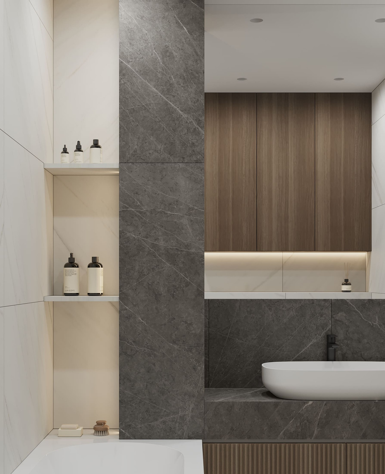 Дизайн-проект квартиры для семейной пары в современном стиле