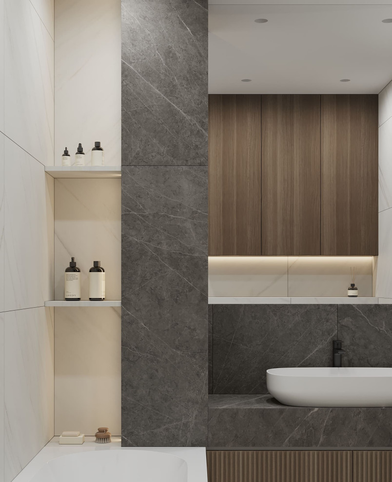 Дизайн-проект квартиры для семейной пары в современном стиле