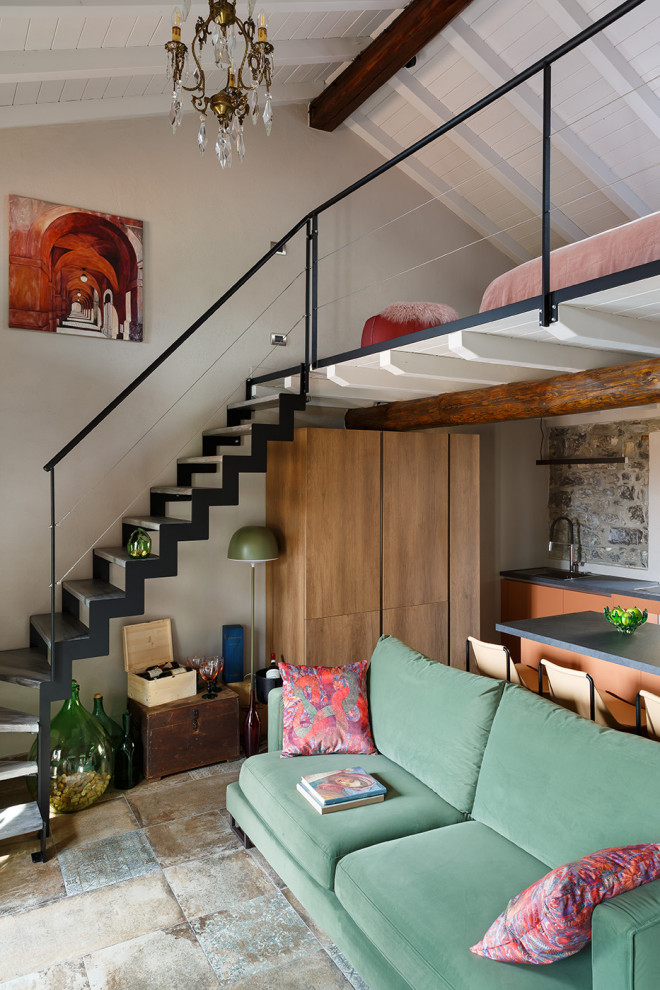 Houzz Италия: Квартира русского дизайнера на озере Комо