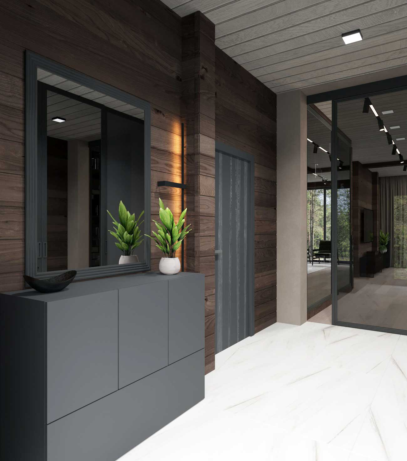 Коттедж из клееного бруса