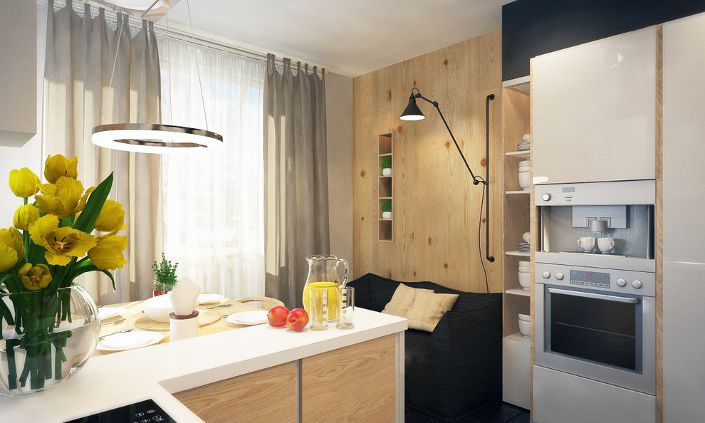 Дизайн кухни в современном стиле.