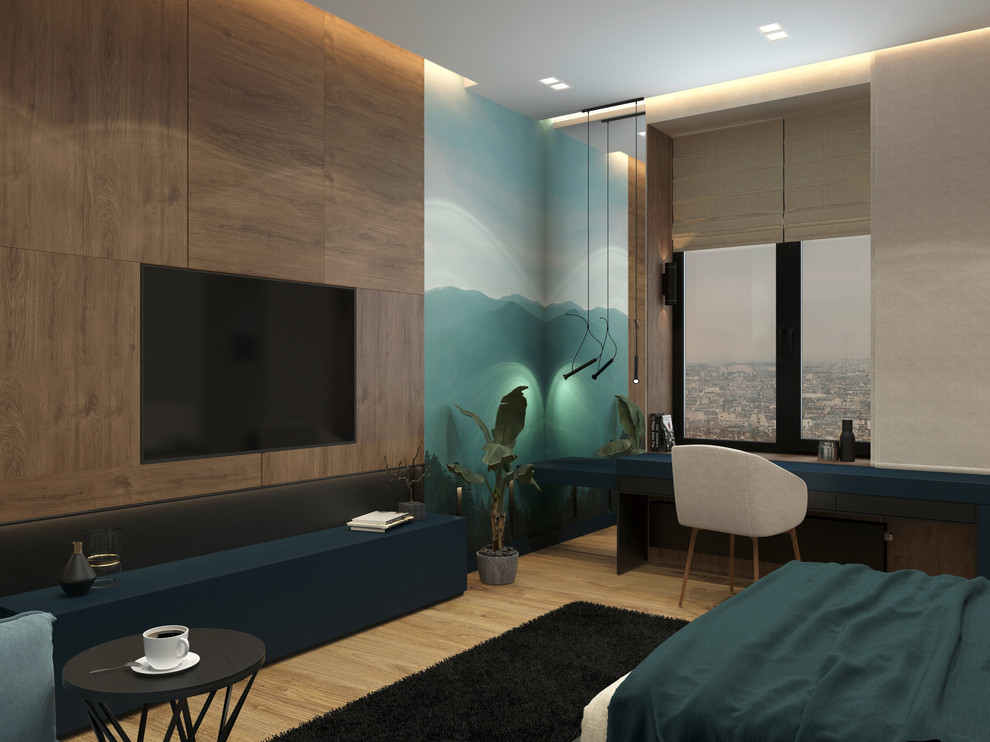 Квартира с элементами индустриального стиля