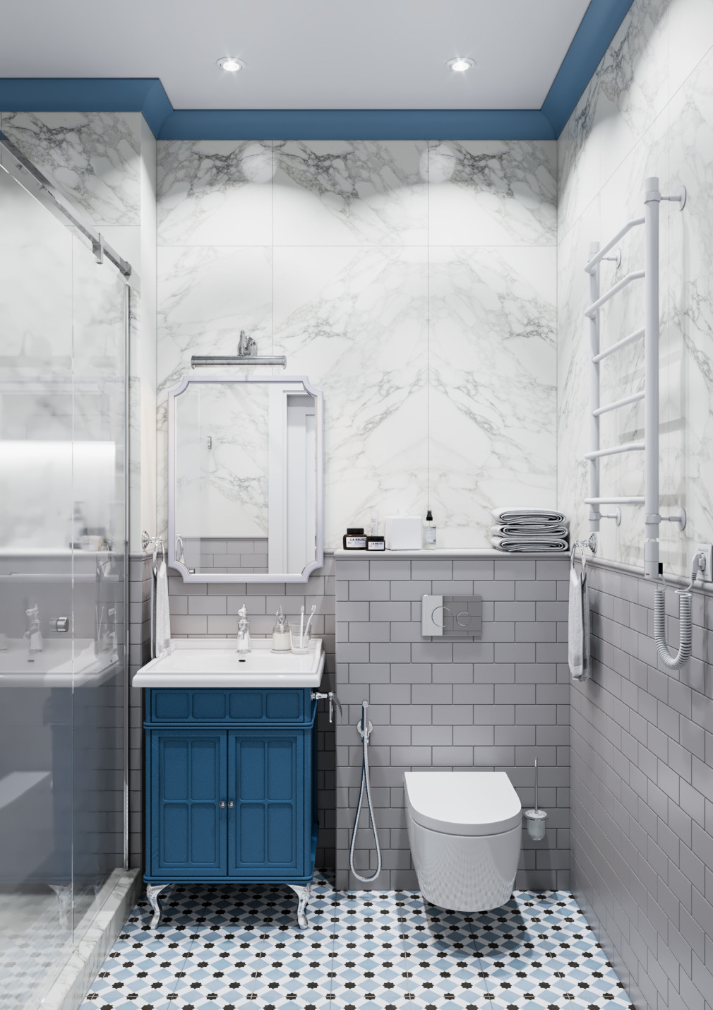 Дизайн квартиры неоклассике с элементами американской классики