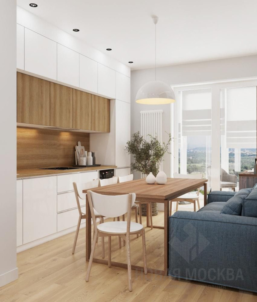 Дизайн-проект двухкомнатной квартиры 64 кв.м в ЖК «Скандинавия»