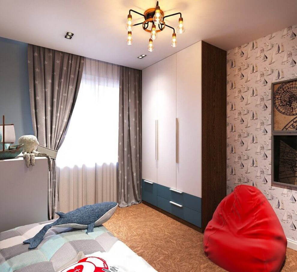 Детская в морском стиле