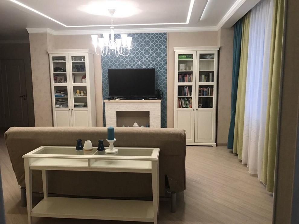 Светлый ар-деко в квартире