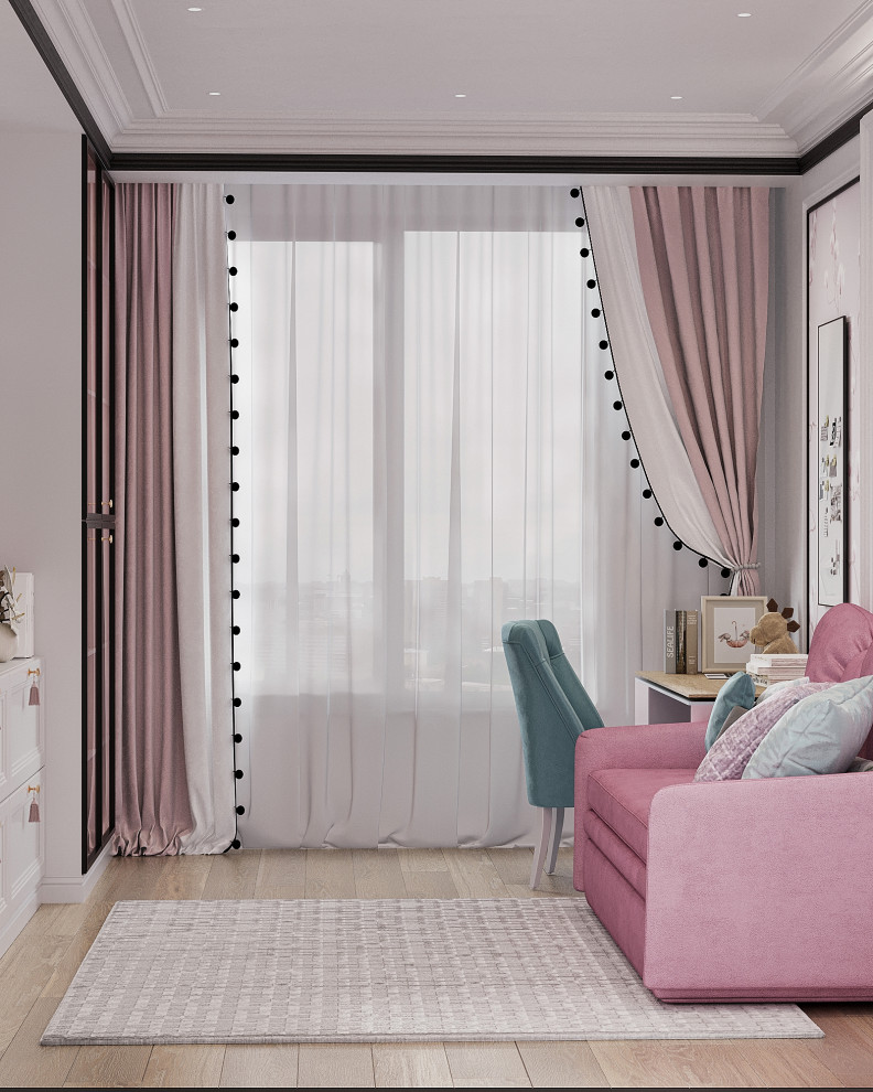 Стильный интерьер с элементами ар-деко в ЖК Петровский квартал на воде - 99 м2