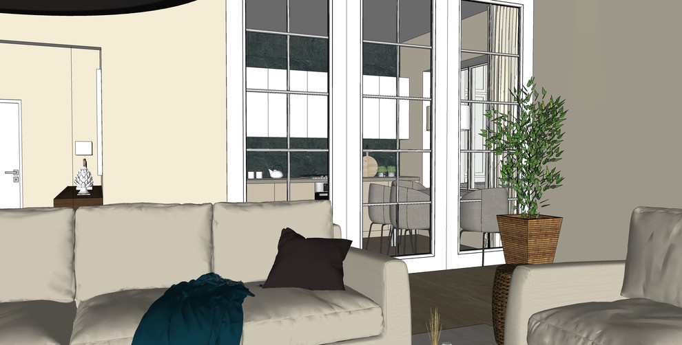 Современный дом с камином в Кольцово