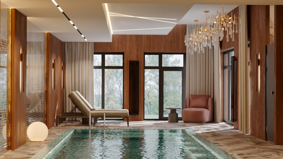 Дизайн-проект частного бассейна