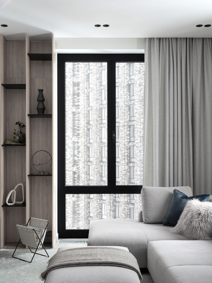 Houzz тур: Квартира с прозрачным кабинетом