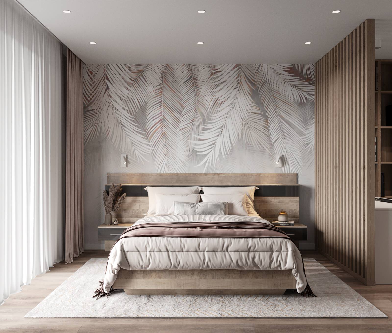 Дизайн квартиры в ЖК «Солярис» с большой лоджией