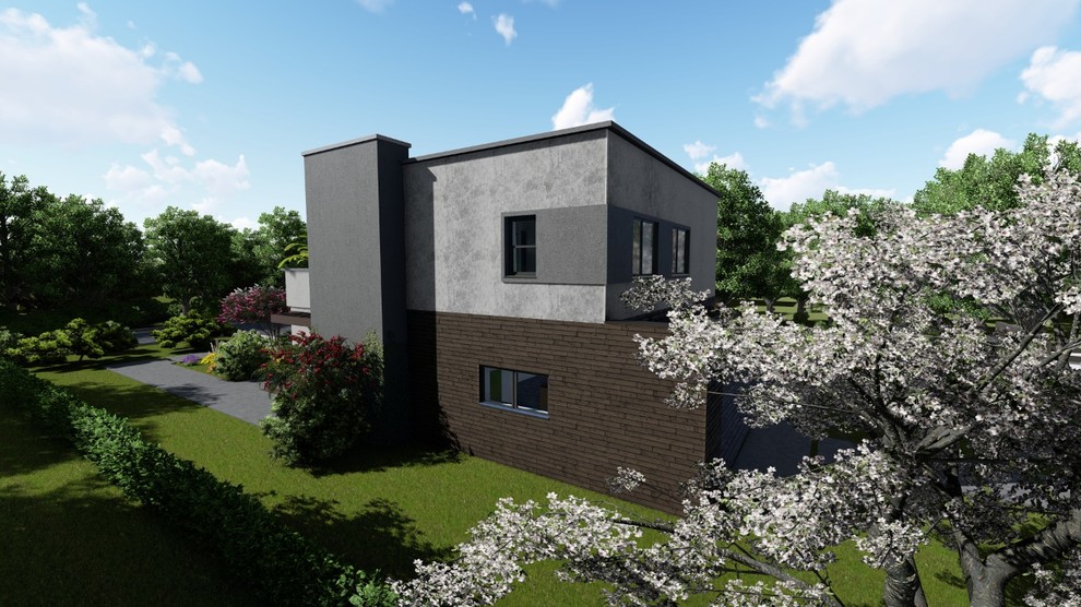 Обложка проекта: Современный дом в стиле хай-тэк на юге