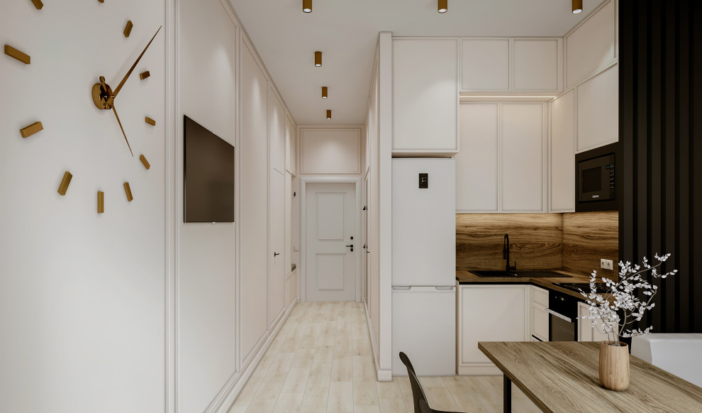 Стильный Дизайн Однокомнатной Квартиры в жк Западный порт в Москве