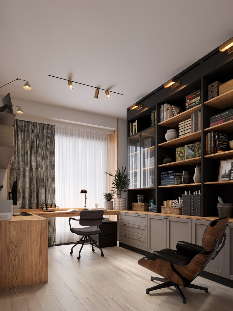 Квартира с зелеными акцентами