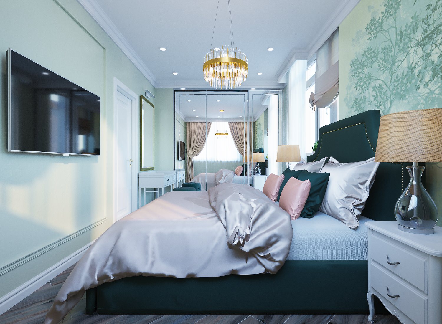 Дизайн проект 2х-комнатной квартиры в современной классике