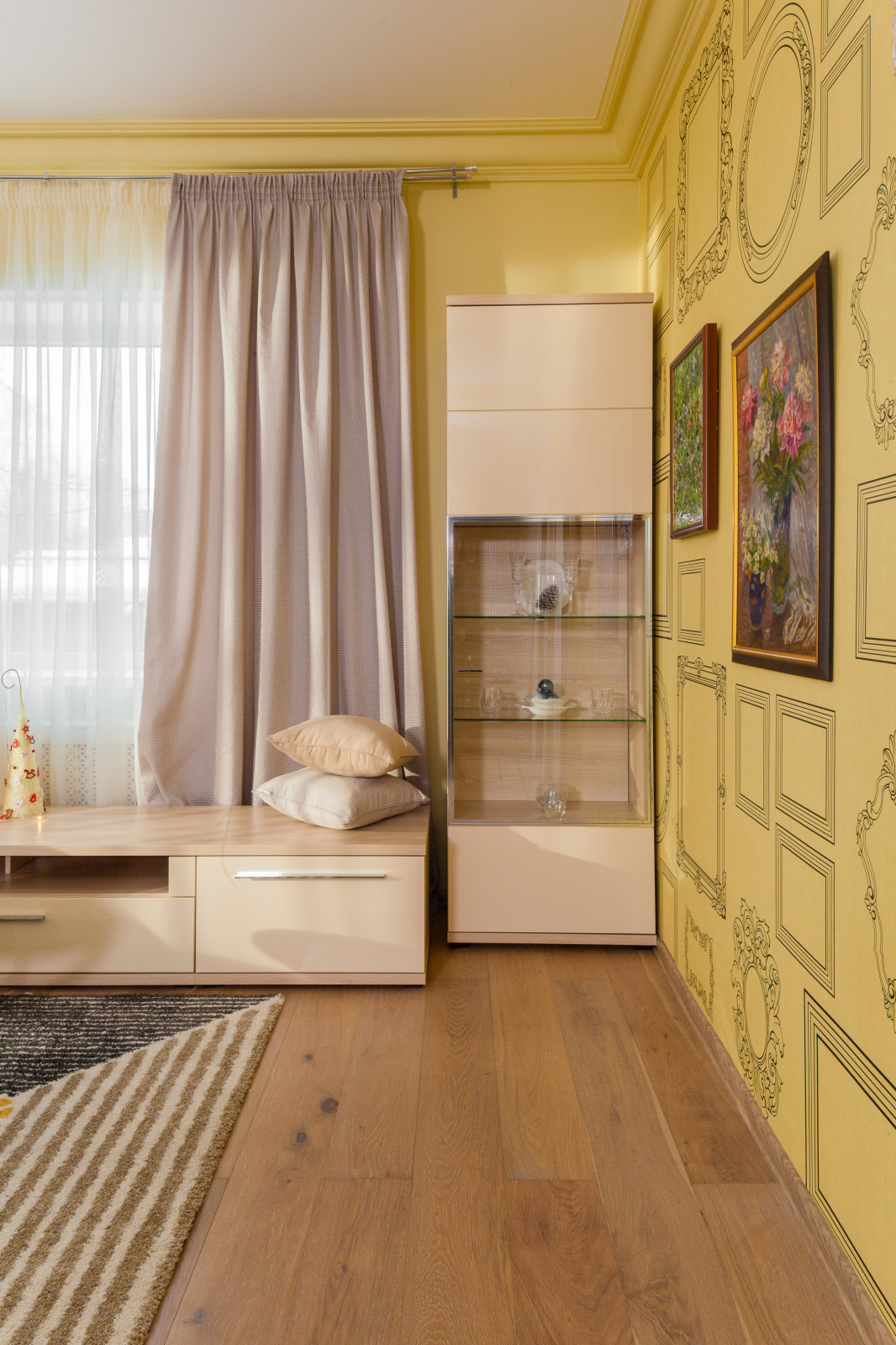 Гостиная на контрастах для программы "Фазенда" Первый Канал