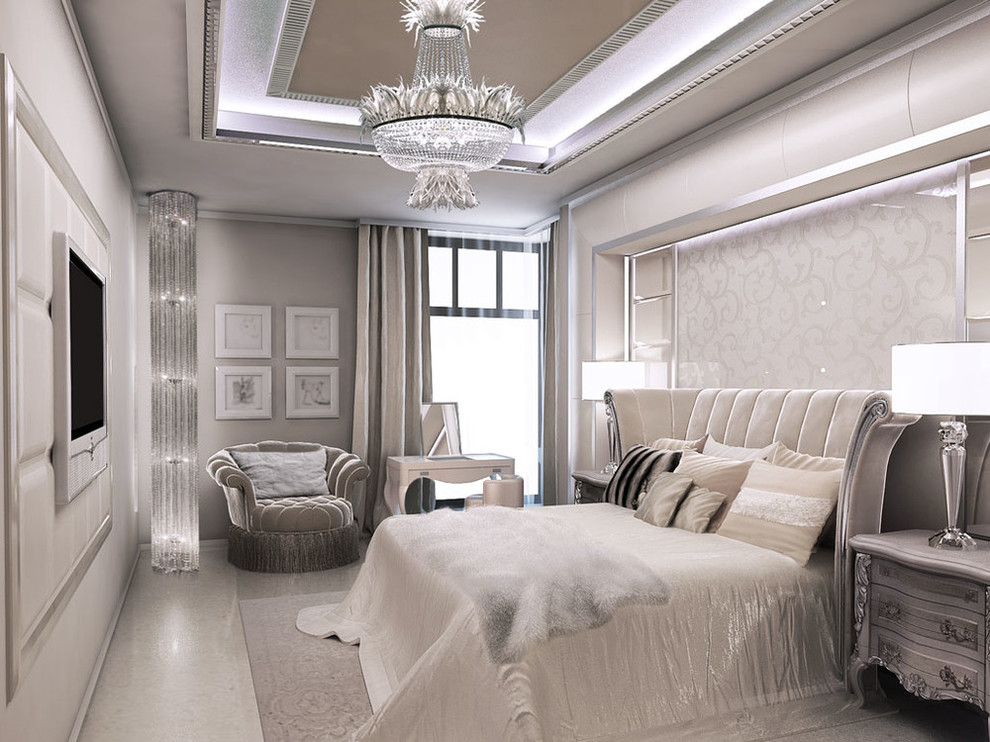 Interior in white colours