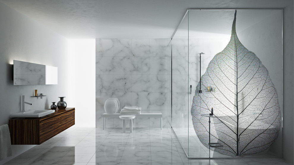 Стекло в ванной комнате