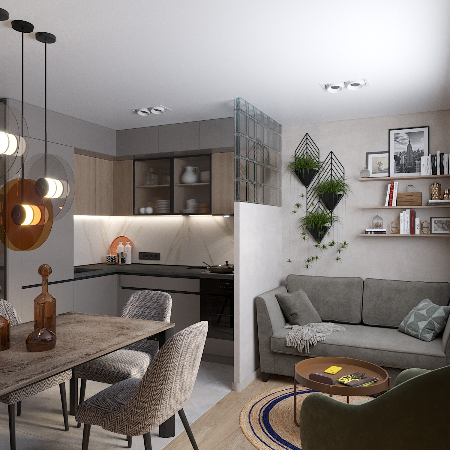 Дизайн-проект квартиры 50 кв.м.