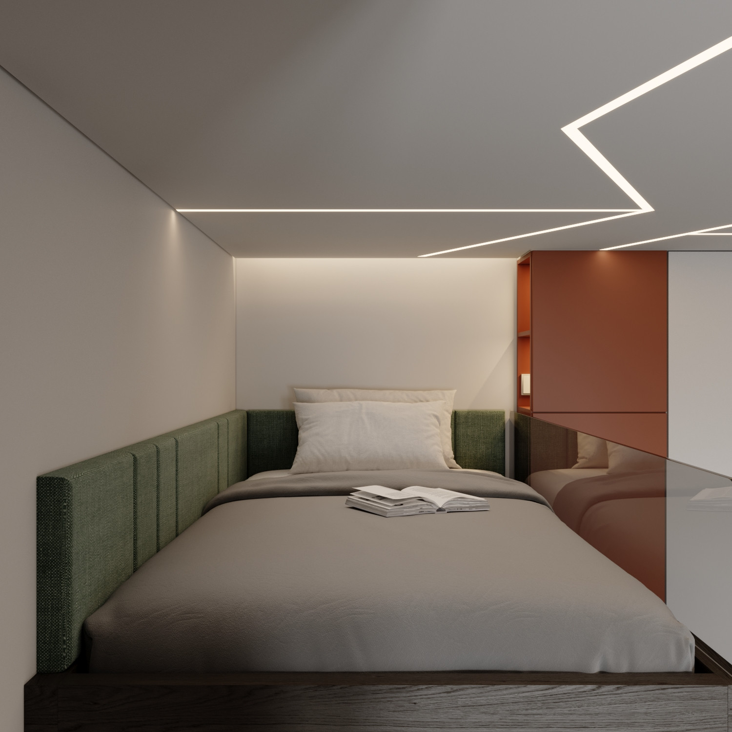 Небольшая детская для двух детей