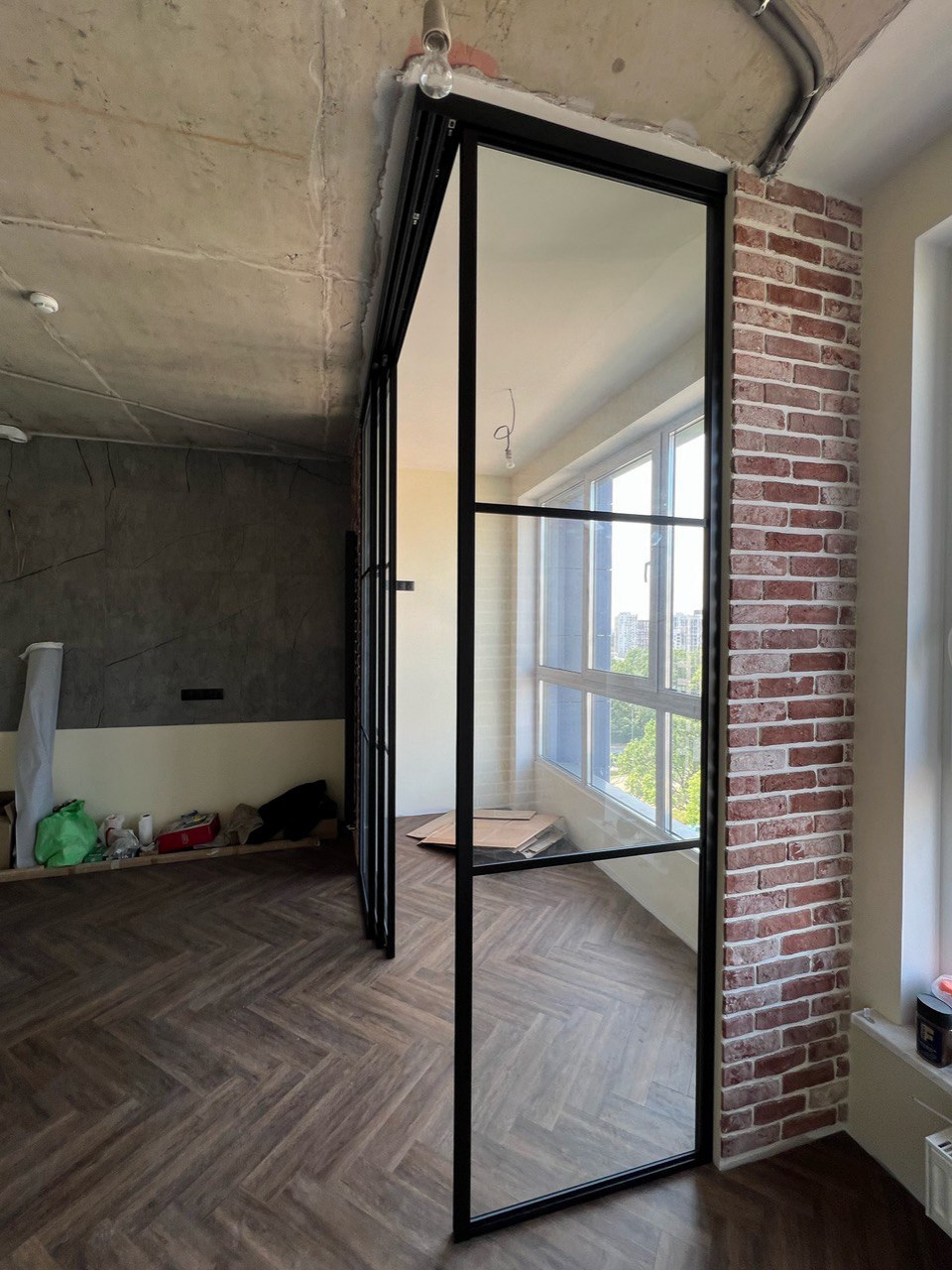 Угловая перегородка для кабинета