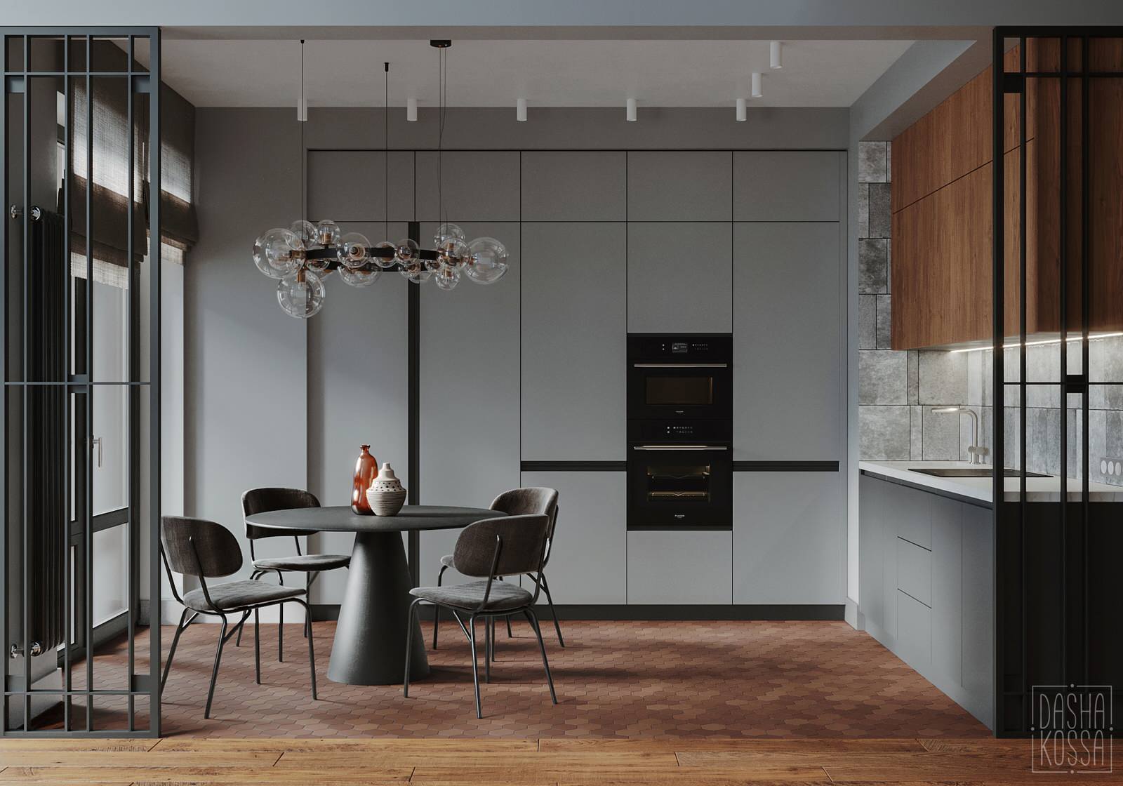 Двухуровневая квартира для загородной жизни в комфортных условиях