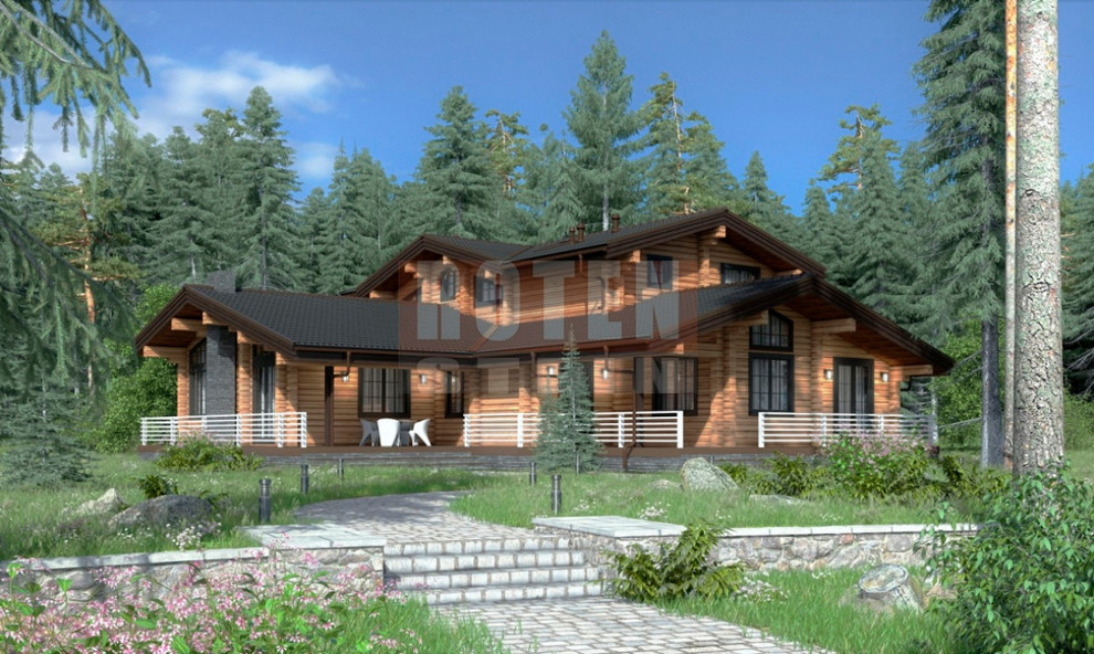 Обложка проекта: Дом в Княжьем озере 395 кв м