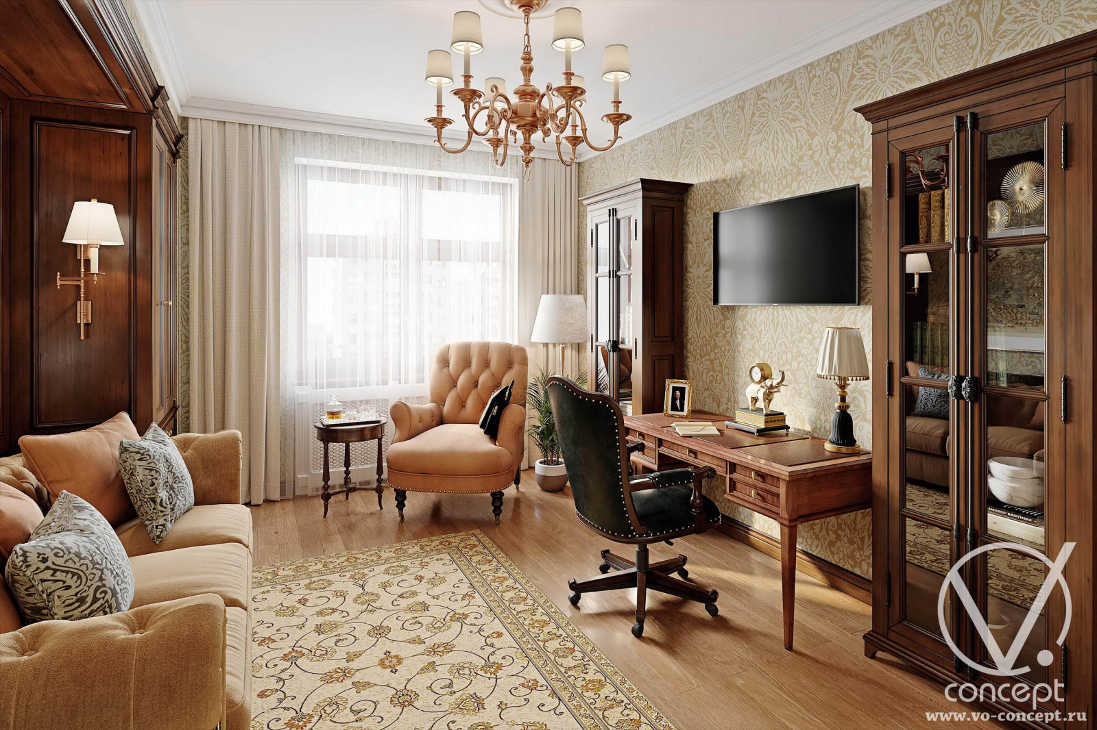 ЖК Донской олимп. Трехкомнатная квартира. 129 м.кв.