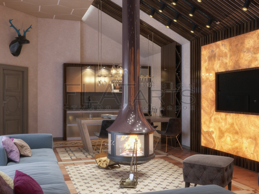 Дизайн банного комплекса 80 кв.м.