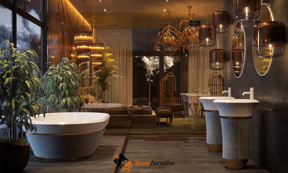 Интерьер частного дома в подмосковье