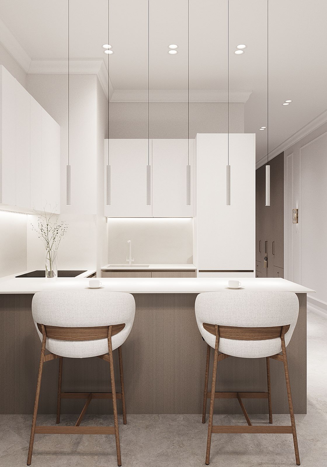 Квартира 70 м кв в неоклассическом стиле