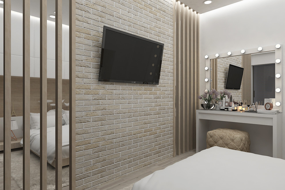 Маленькая спальня в стиле минимализм