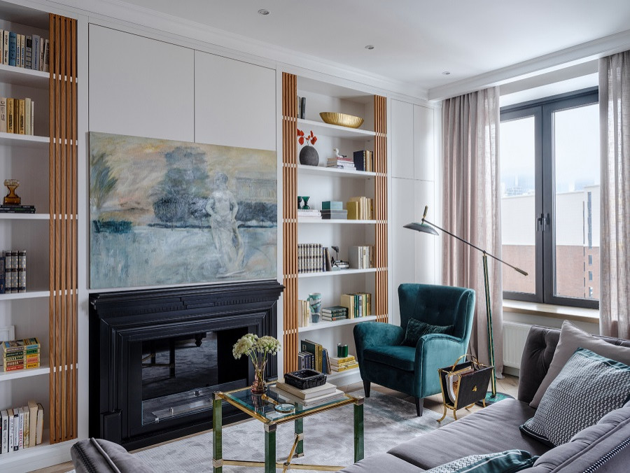 Картины в каминном зале