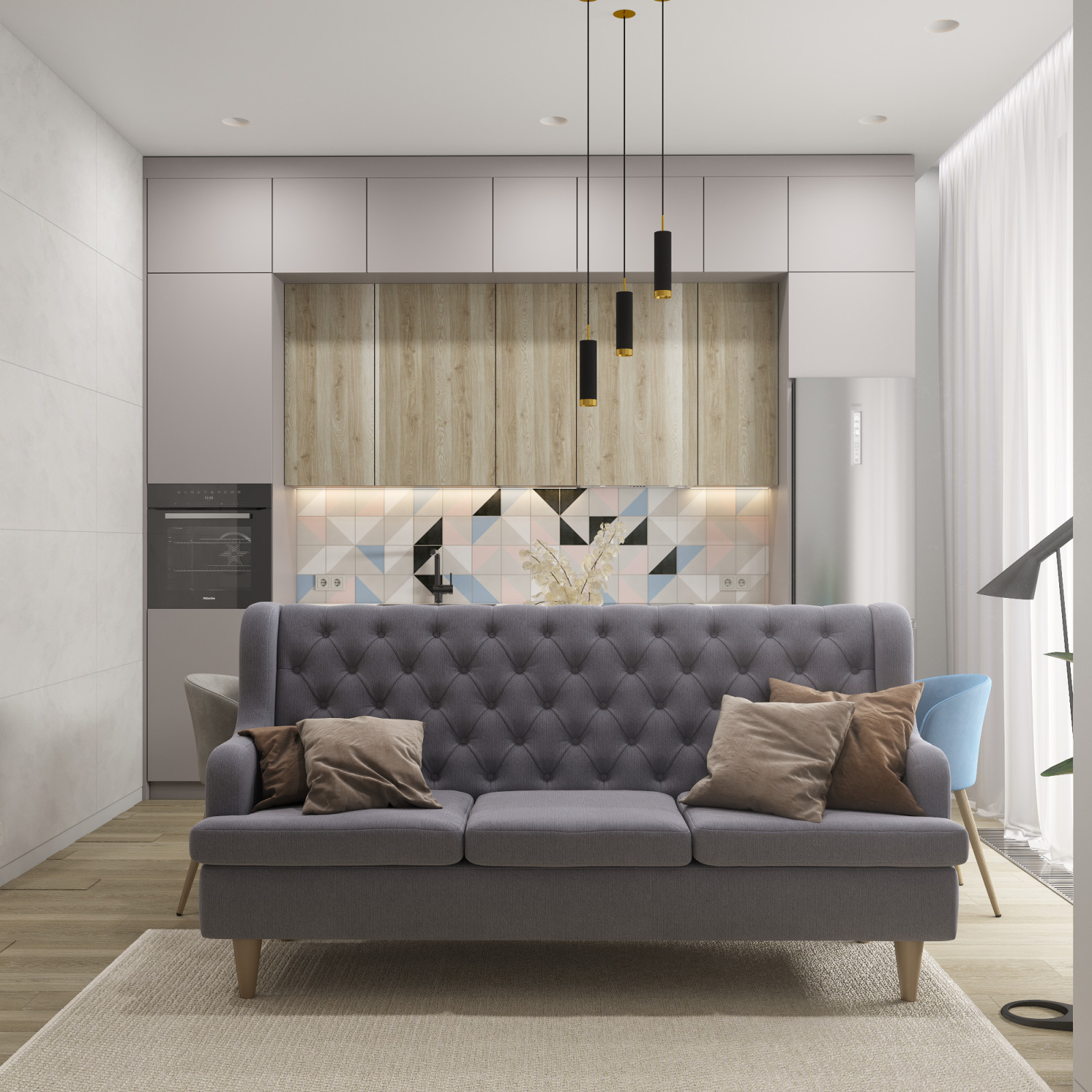 Обложка проекта: ЖК ЗилАРТ Квартира для семьи с двумя детьми