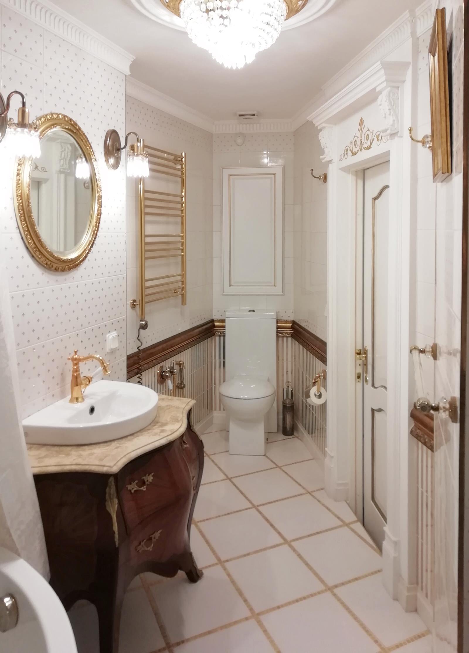 Ванная в Неоклассическом стиле.