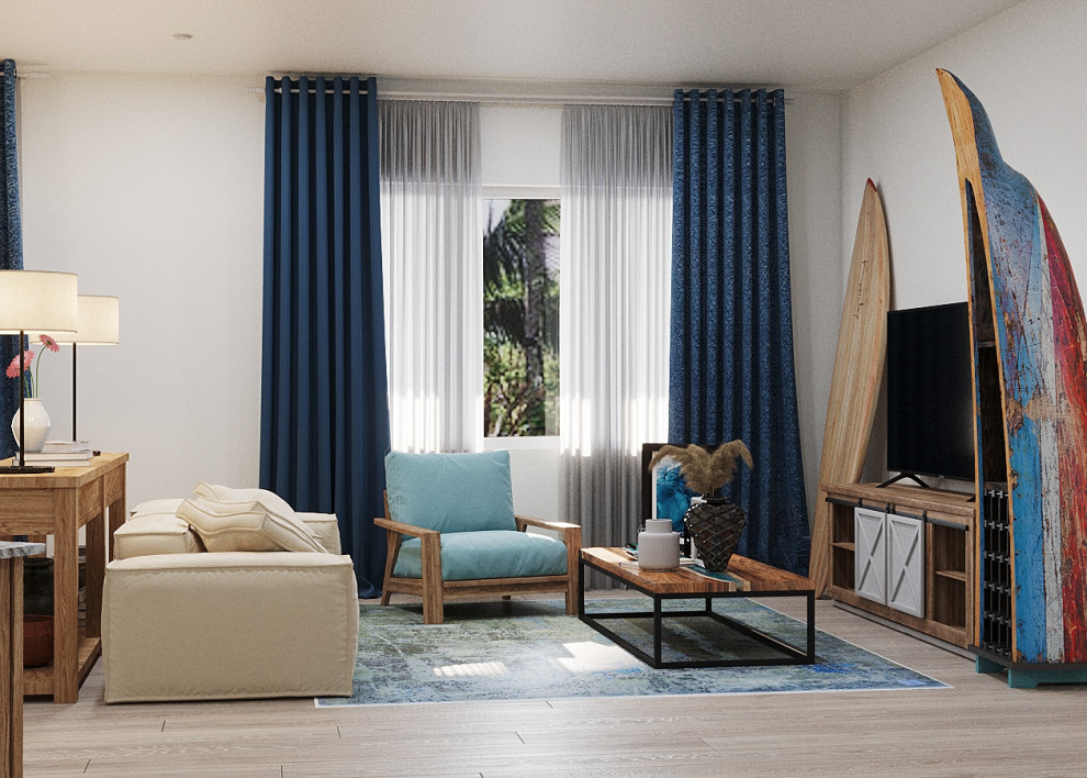 Coastal Home Living Room