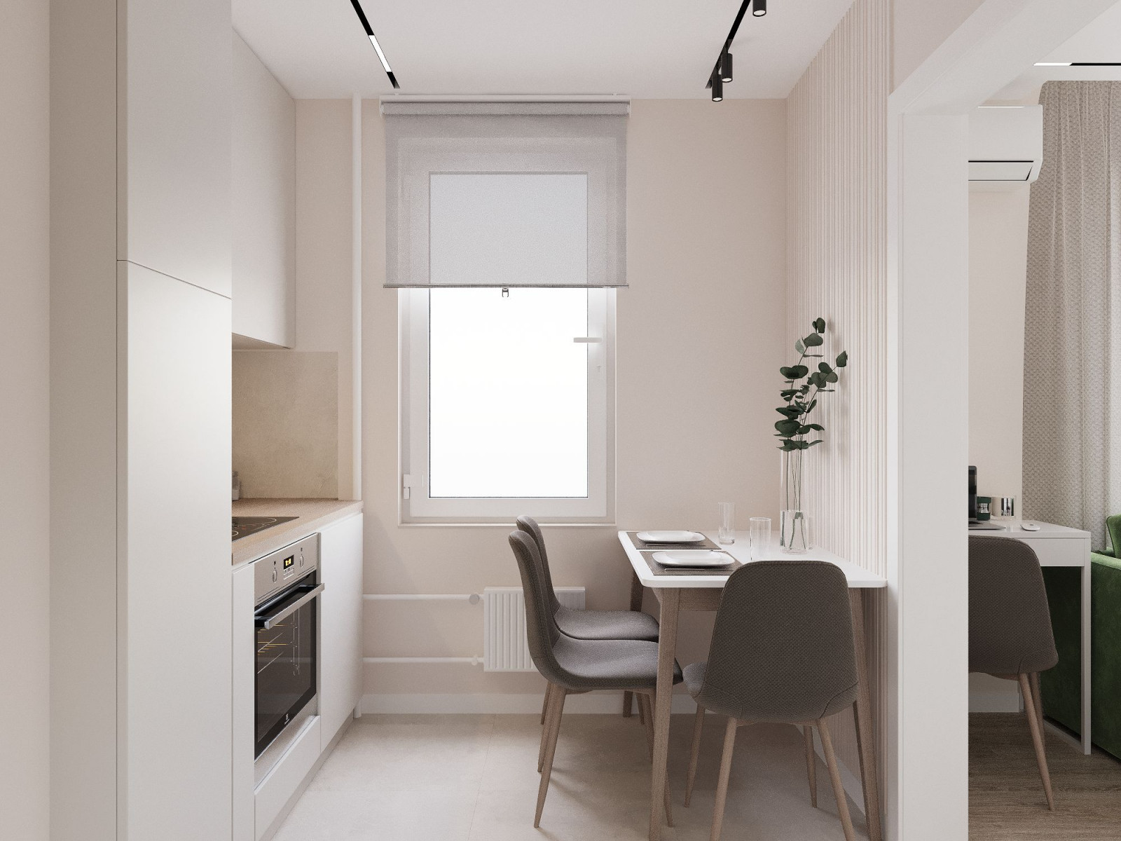 Дизайн-проект квартиры площадью 57,5 кв.м.