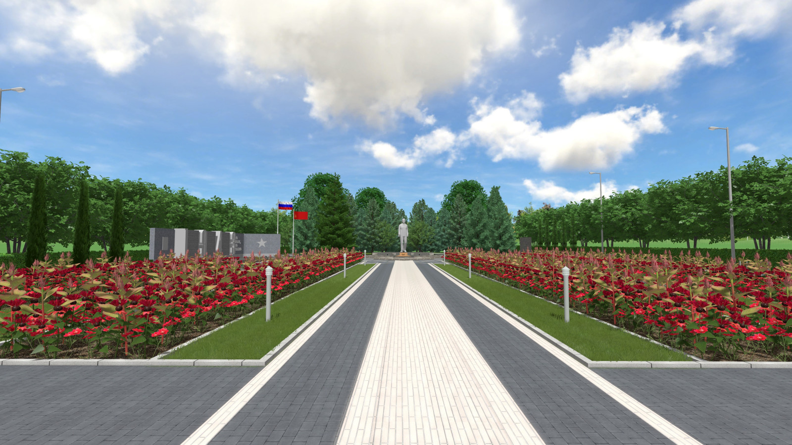 Мемориальный комплекс "Вечный Огонь" в г.Жиздра, 2021