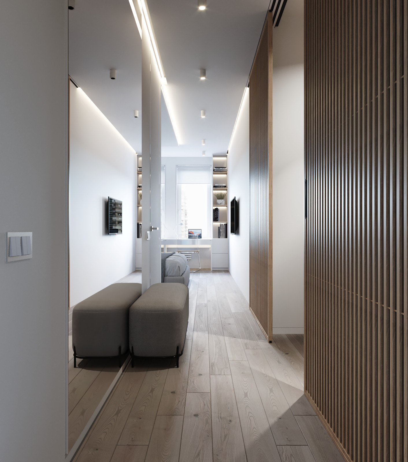 Проект квартиры в Москве 100 м.кв