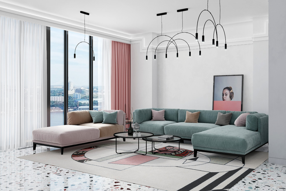 Дизайн-проект интерьера пентхауса для молодой семьи