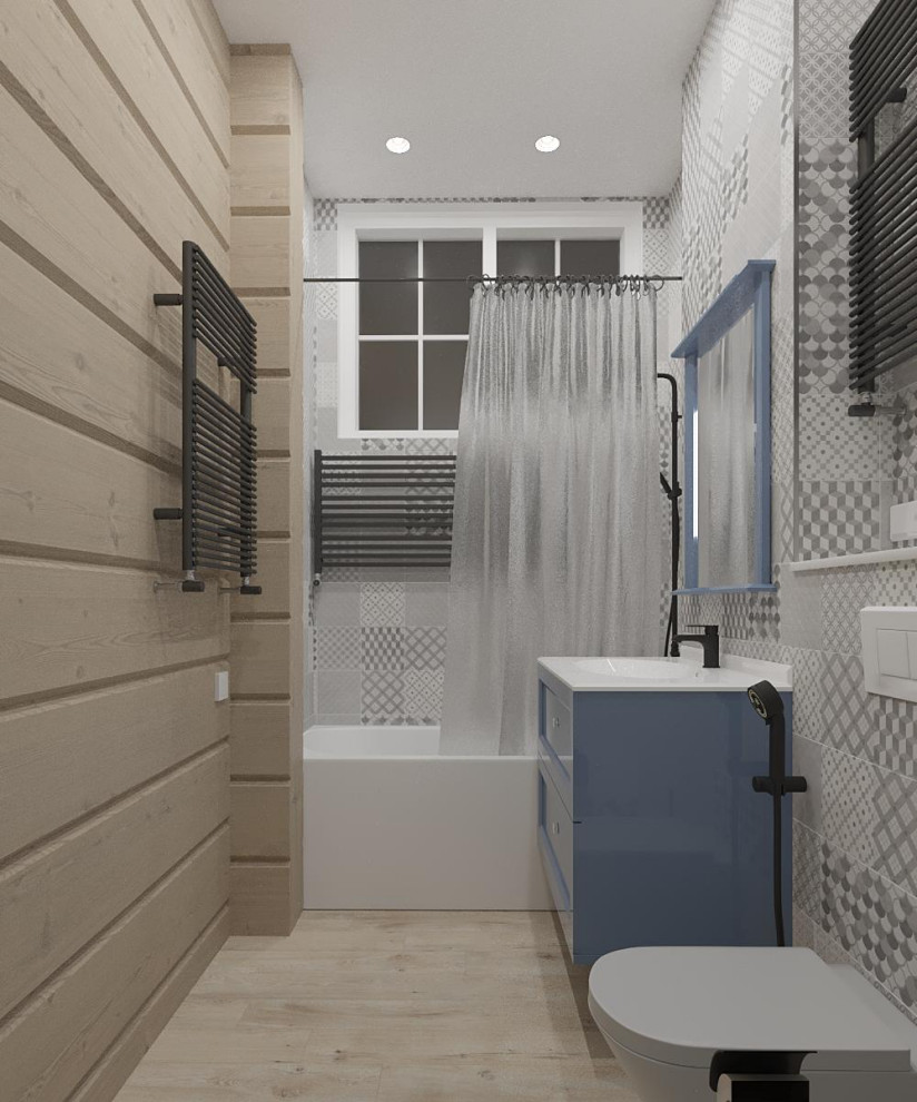 Двухэтажный деревянный дом