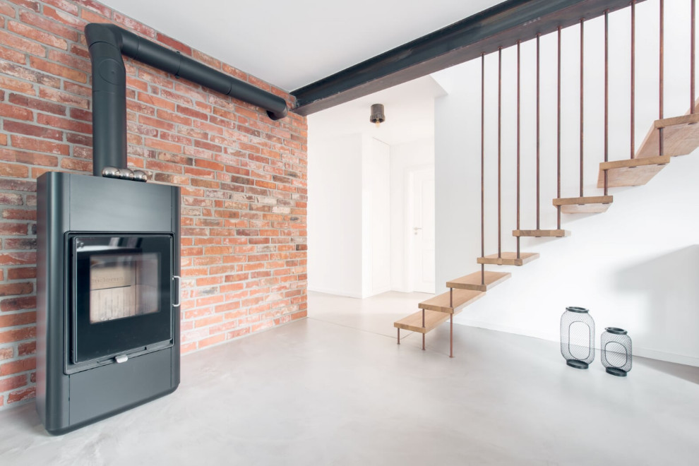 Лестница в стиле лофт