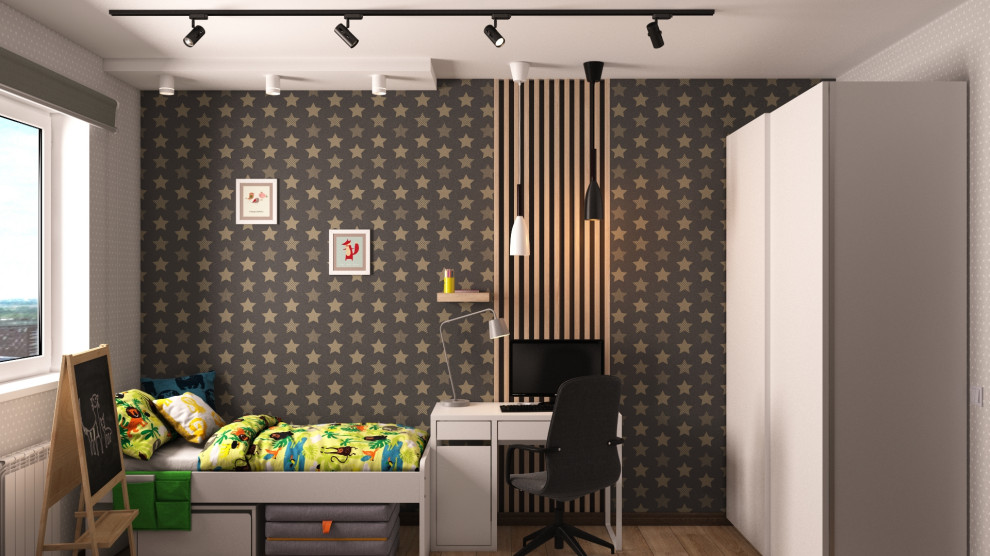 Дизайн детской для мальчика и девочки