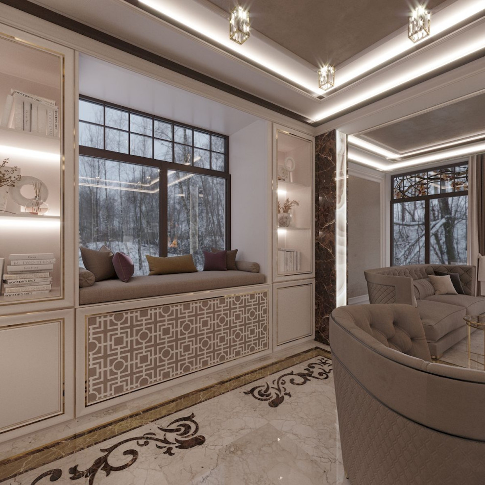 Дизайн таунхауса 100 кв. м в Куркино