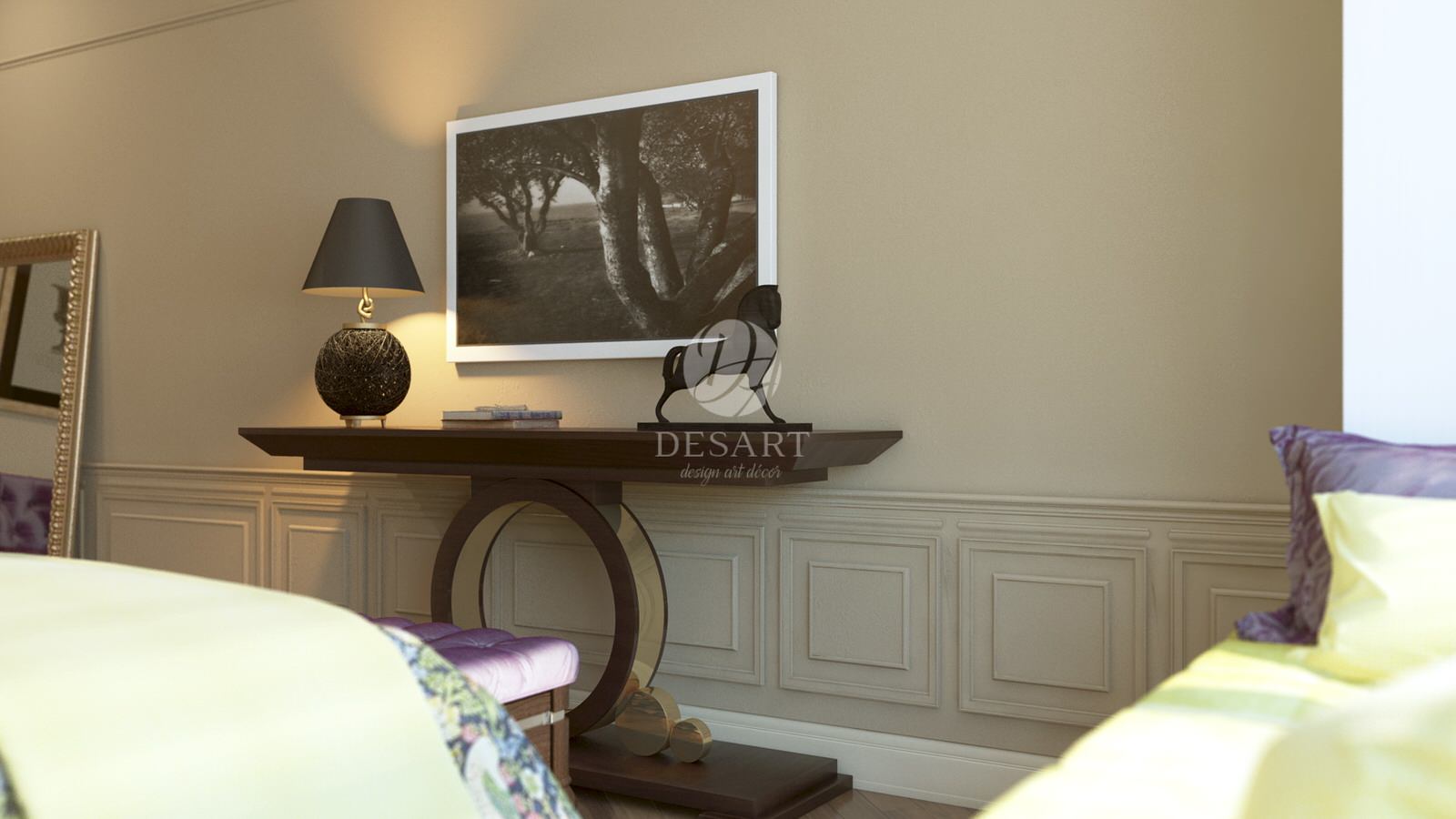 Проект квартиры. ЖК ДОМИНИОН спальня