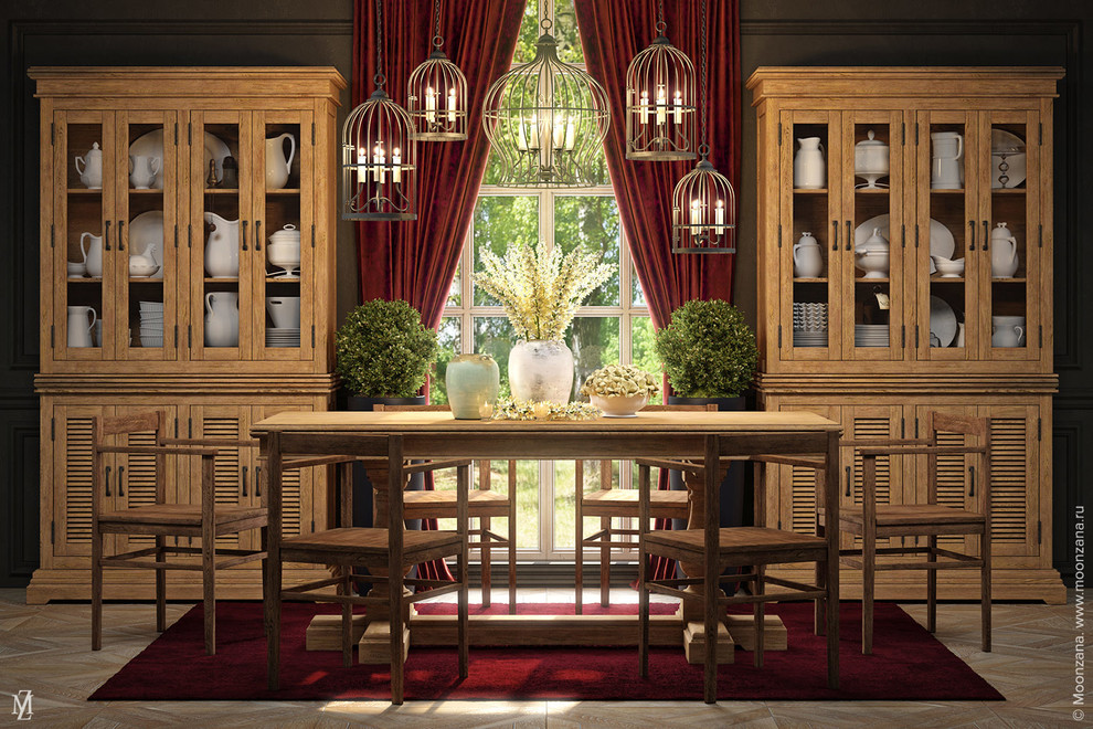 Обложка проекта: Столовая с использованием мебели серии Репаблик.