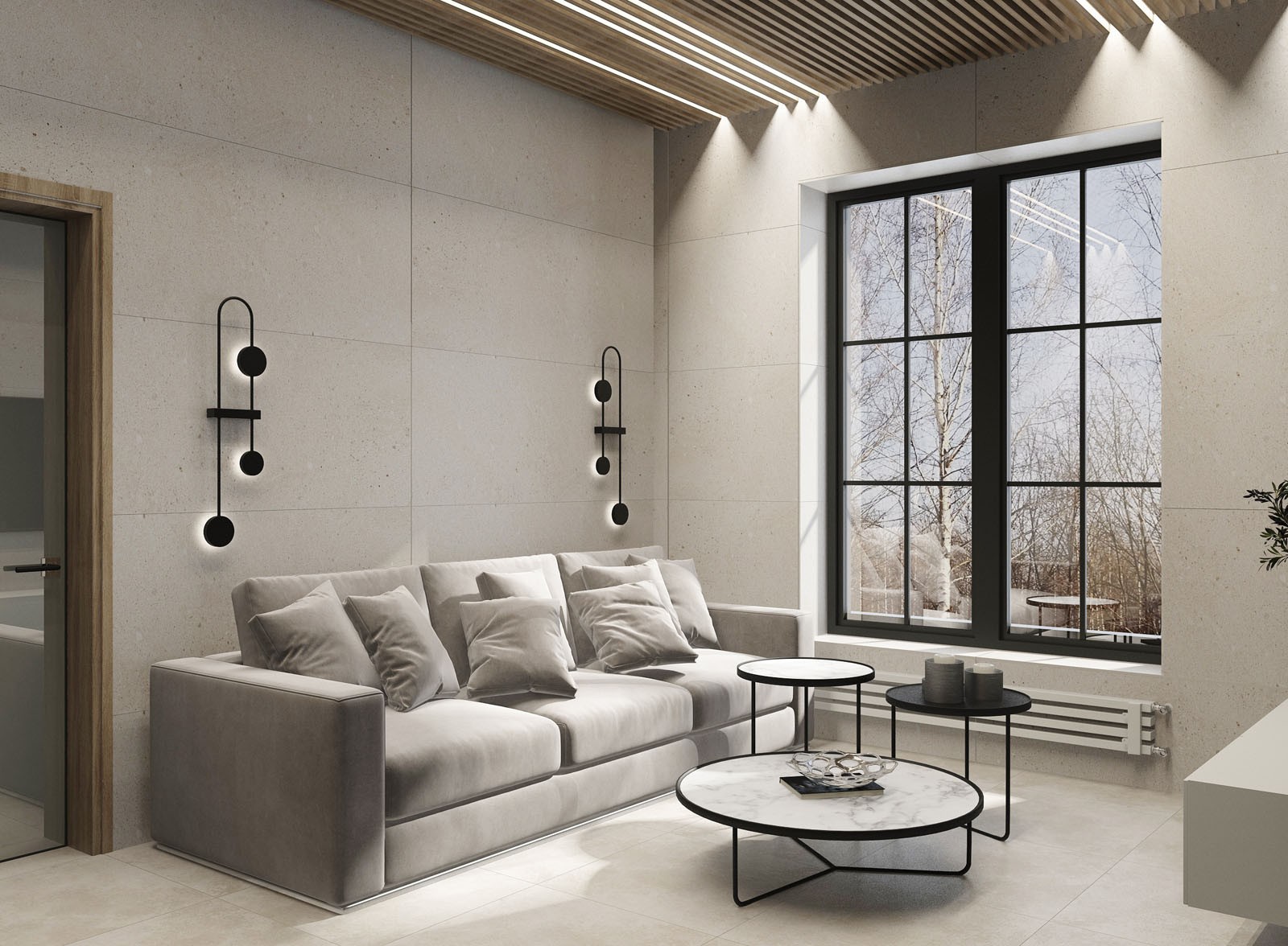 Обложка проекта: Комната отдыха в частном доме 67m2