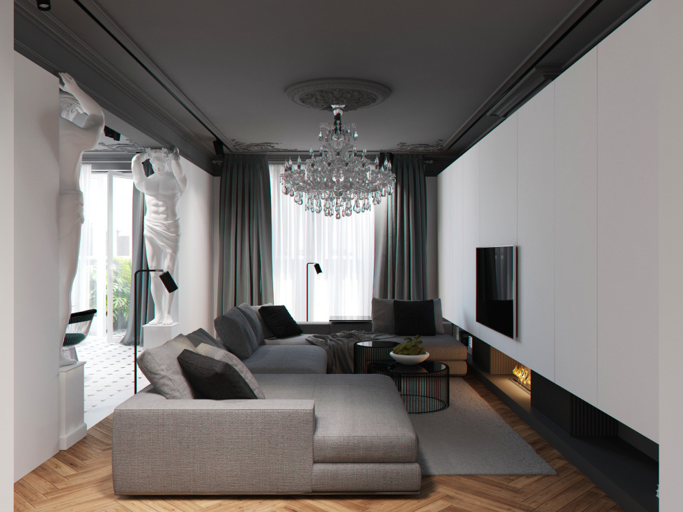 интерьер квартиры в стиле современная классика